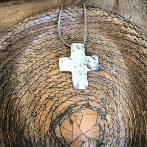 Silpada vintage .925 Silver Cross Pendant Necklace